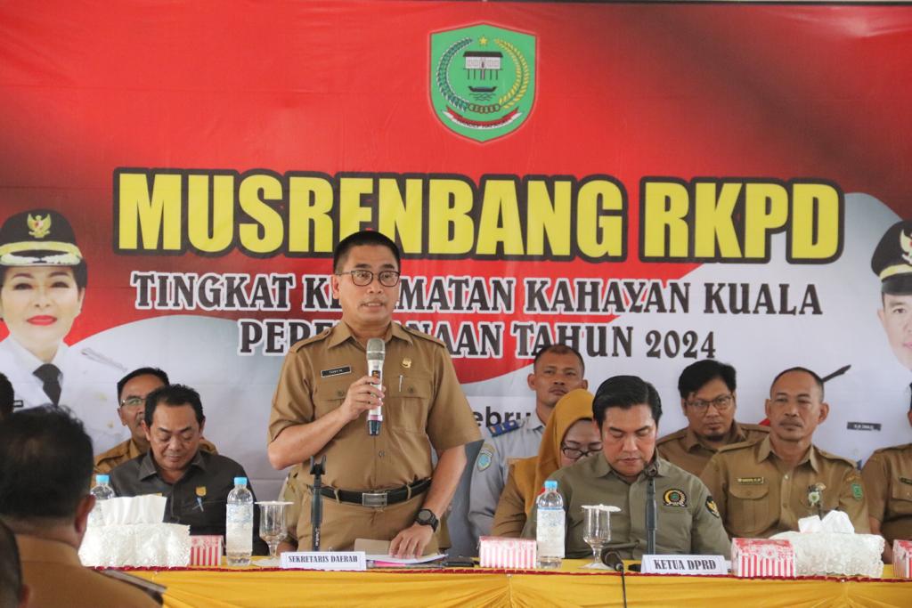 Kecamatan Kahayan Kuala Gelar Musyawarah Perencanaan Pembangunan